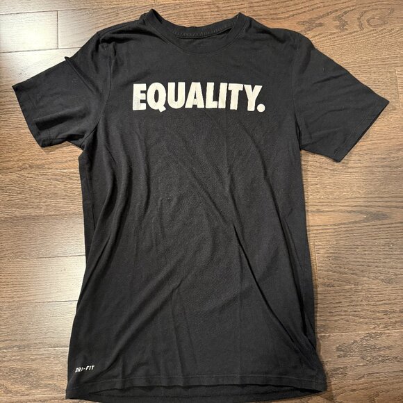 Nike Equality Shirt - Dri-fit - Size Medium - Black - Picture 1 of 5